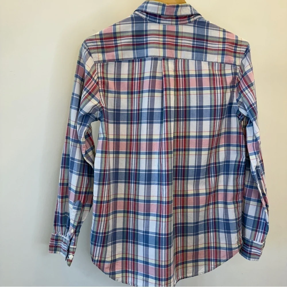 Ralph Lauren Boy’s Plaid Long Sleeve Button-Down Shirt Size L Multicolor Casual
